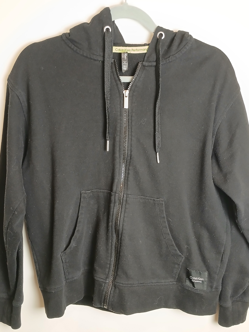 Calvin Klein Performance Men’s Black Full-Zip Hoodie Size M